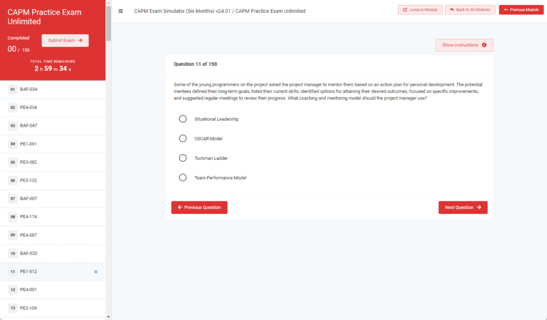 Capm Comic Question Best CAPM Exam Simulator and Practice Tests | Brain Sensei